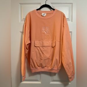Rainbow West USA Vintage Orange Cotton Naples Sweater Size M